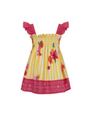 Flowered Yellow Dress