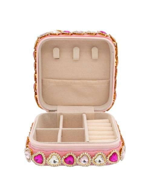 Fully Heart Jeweled Jewelry Box