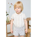 Grey baby boy set