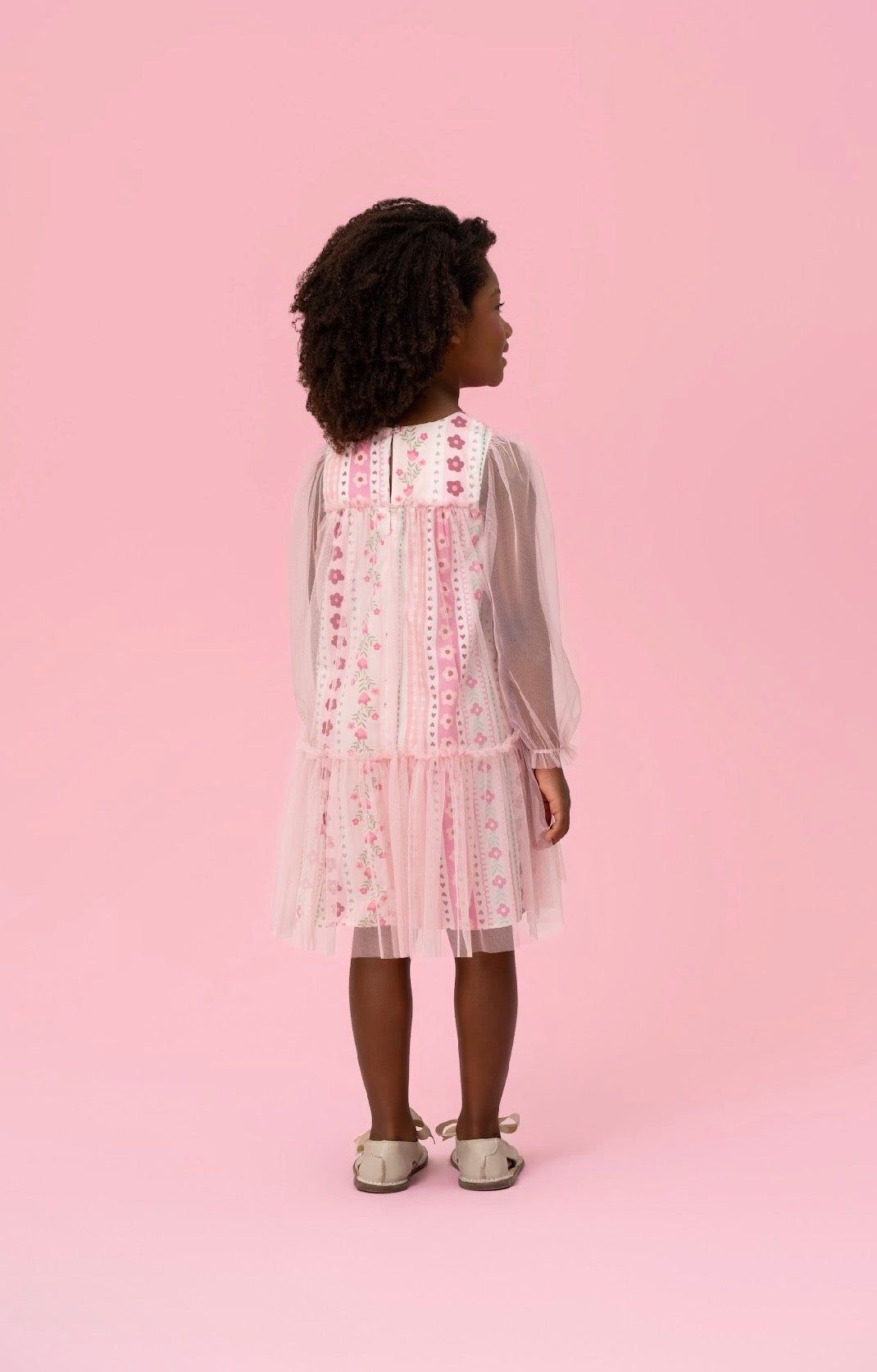 Tulled Pink Dress