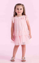 Pink  Glittered Dress
