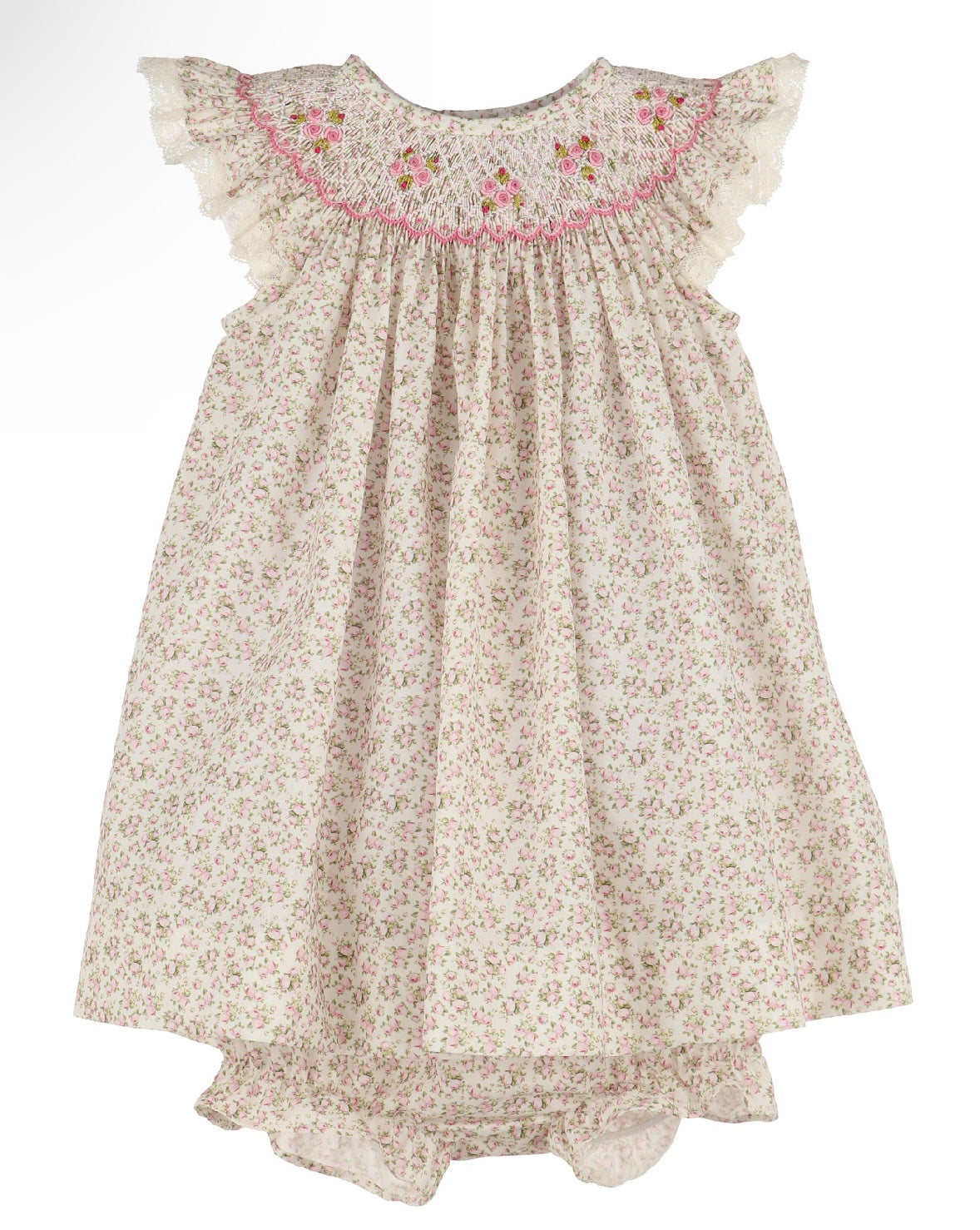 Tea Roses Smock Bishop Pink