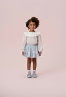 Light Blue Skirt Set