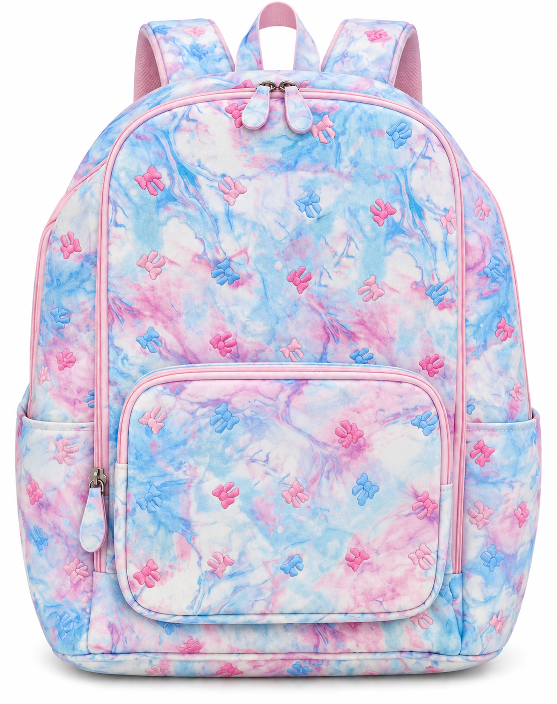 Blue & Pink Bows Backpack