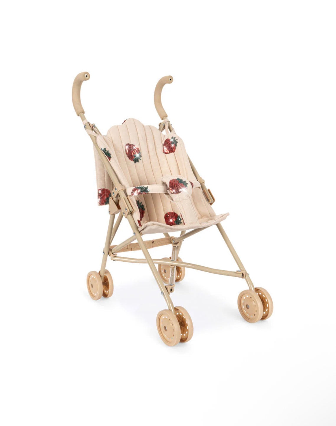 Tulle Doll Stroller Strawberry