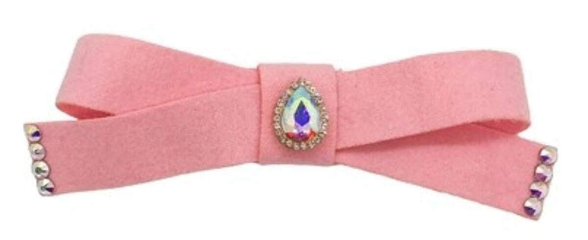 Jeweled Bow - Light Pink