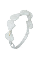Tendu Velvet Wrap - White