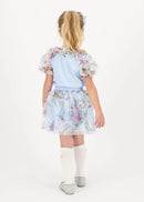 Codie Floral Tulle Set Baby Blue