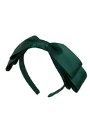 Heather Satin Headband - Green