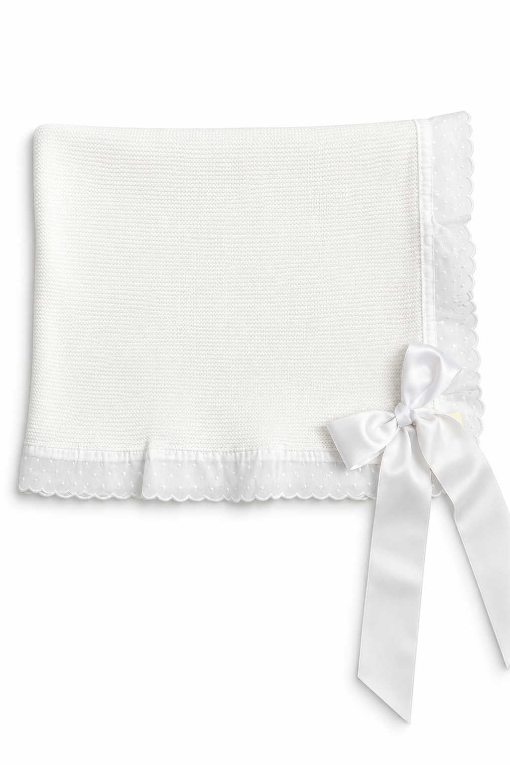 White Knitted Blanket