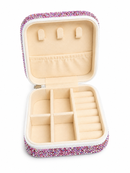 Pink & Purple Rinhestone Jewelry Box