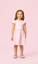 Pink & Flowers Dress