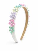Jeweled Flower Headband - Multicolors