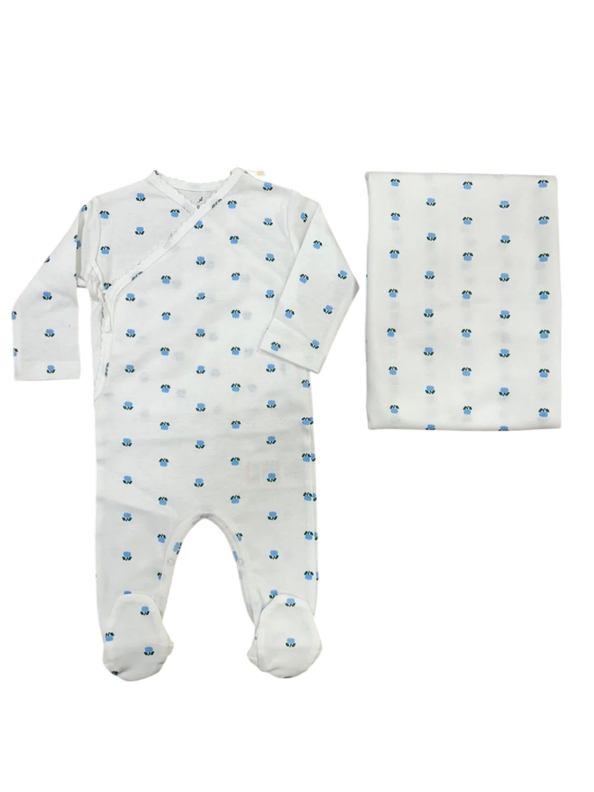 Lisa Newborn Set - Overall & Blanket