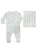 Lisa Newborn Set - Overall & Blanket