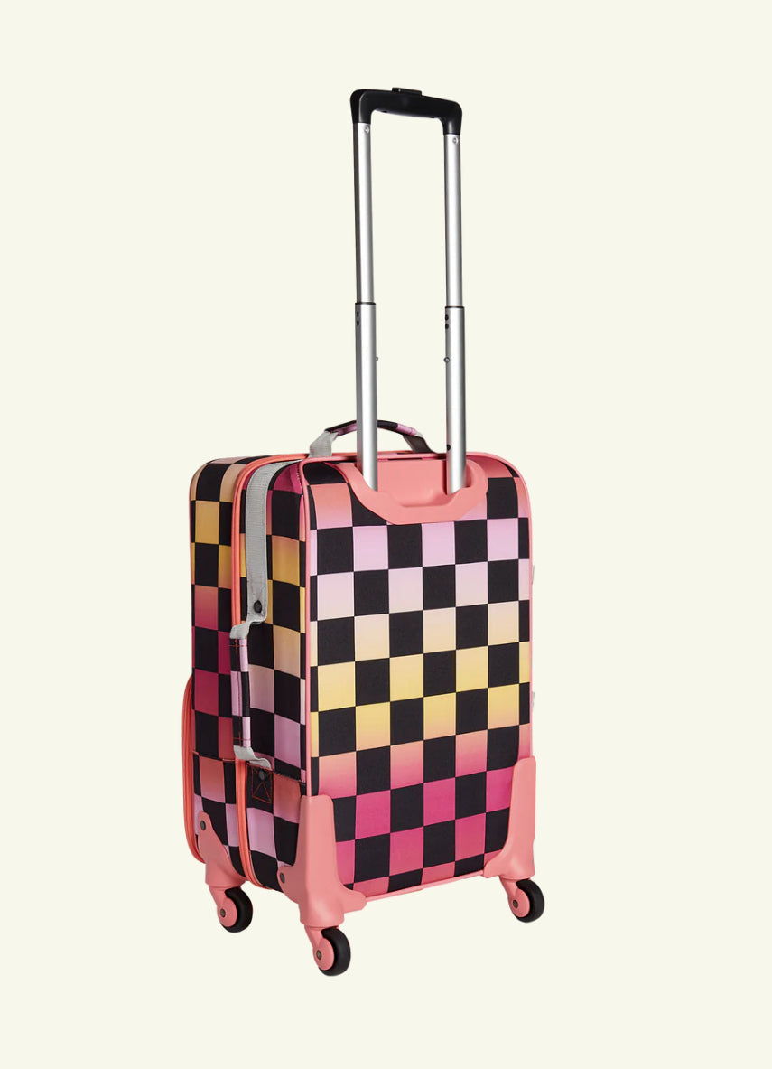 Logan Carry-On Pink Checkerboard
