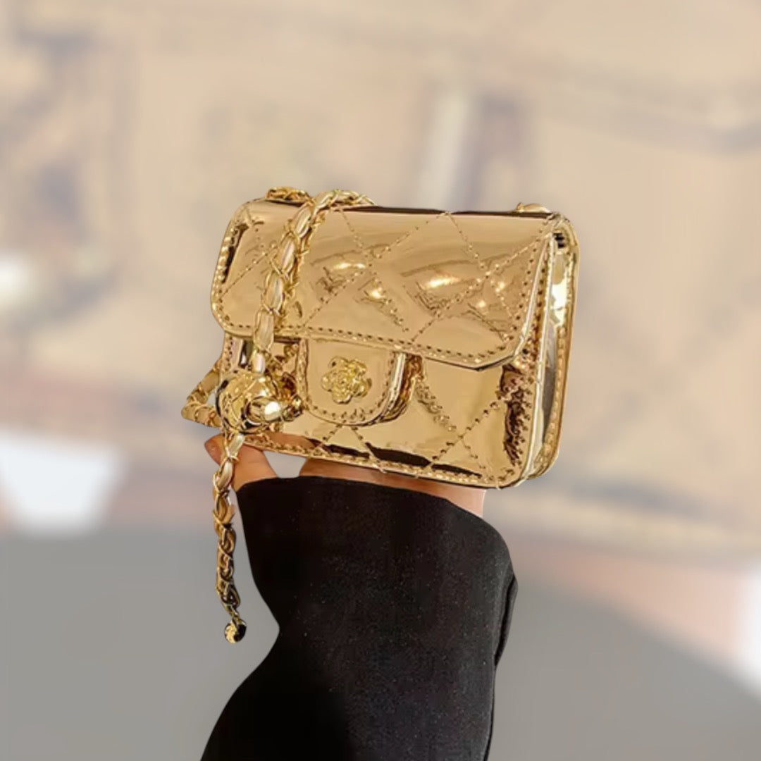 Laser Gold Mini Handbag