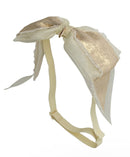 Primrose Bow Wrap - Ivory/Gold