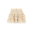 Lulu Sequin Lace Set - Biscuit