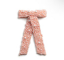 Becca Pearl Bow Clip - Ballet Slipper