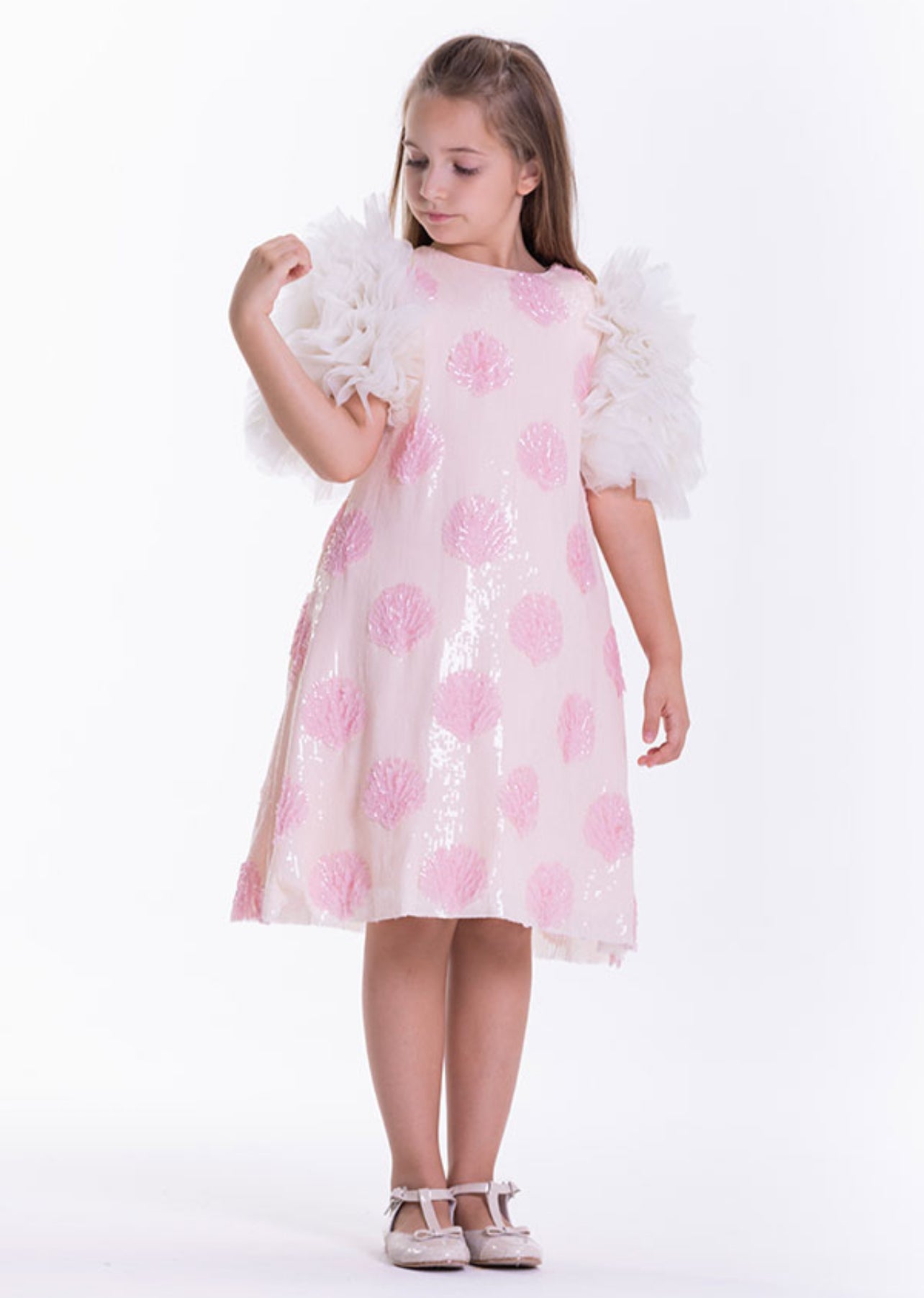 Pink Sequins Dress