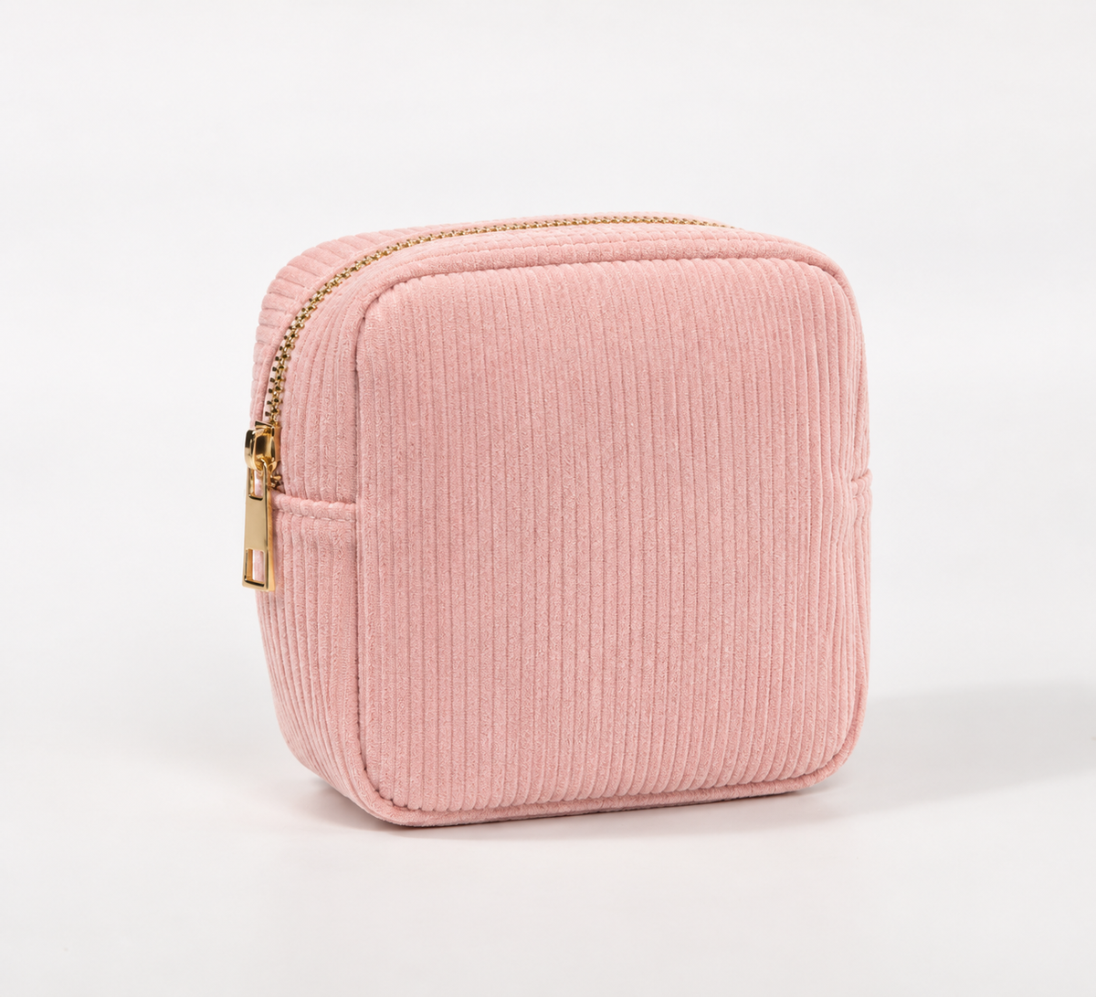 Small Pink Textured Pouch