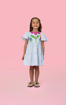 Flower Neck Dress