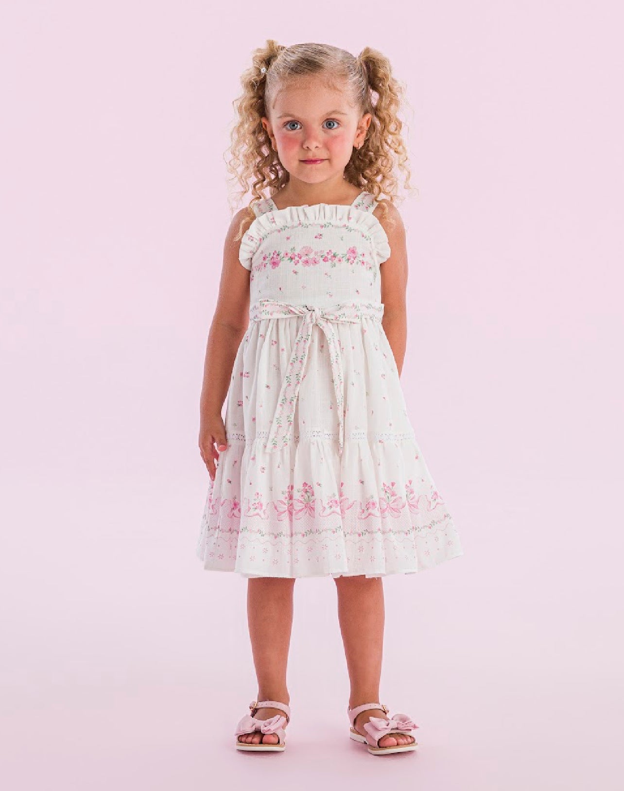 Beautiful Pink Flowers Dress