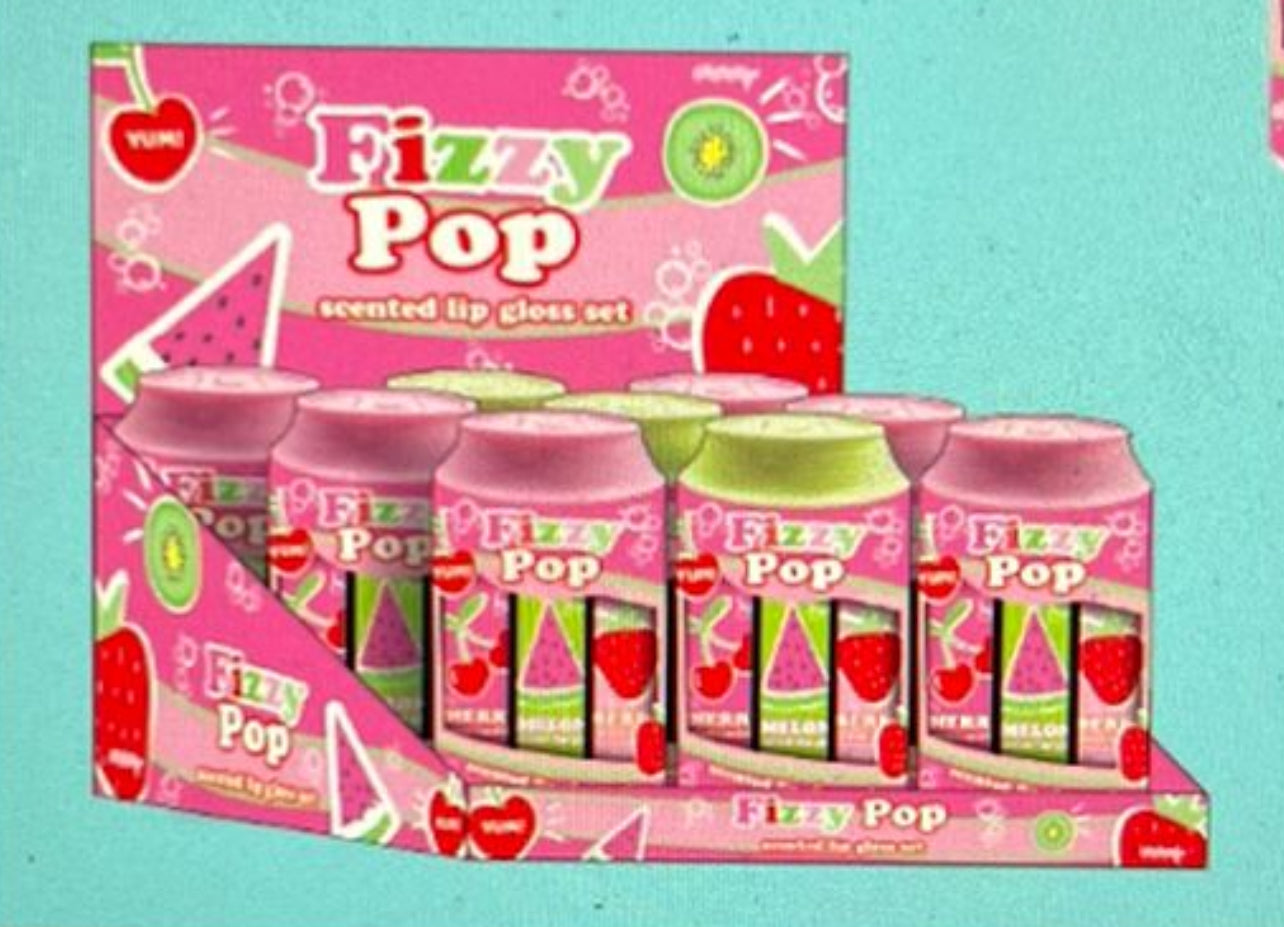 Fizzy Pop Juice Can Lip Balm Set