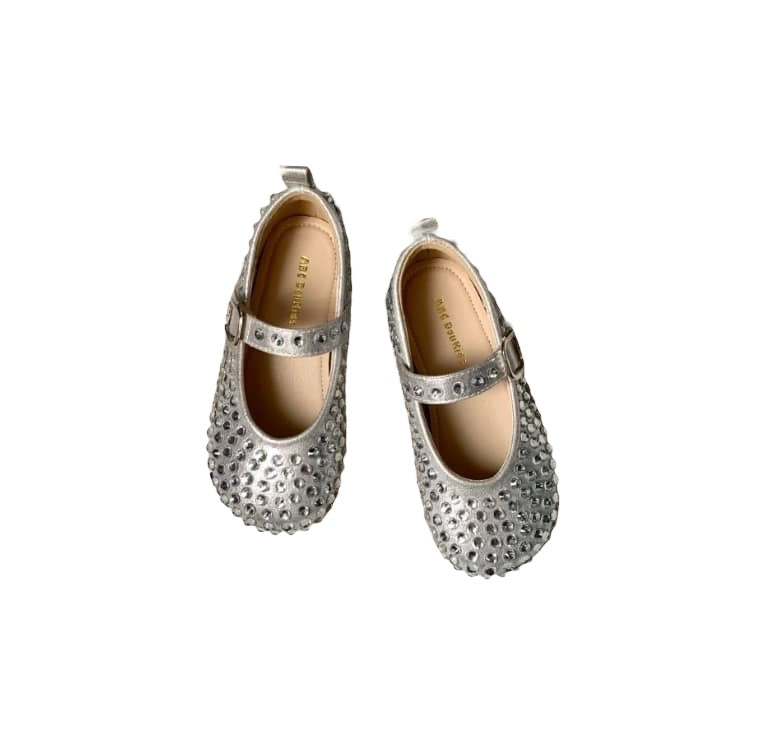 Silver Rinhestone Ballerina