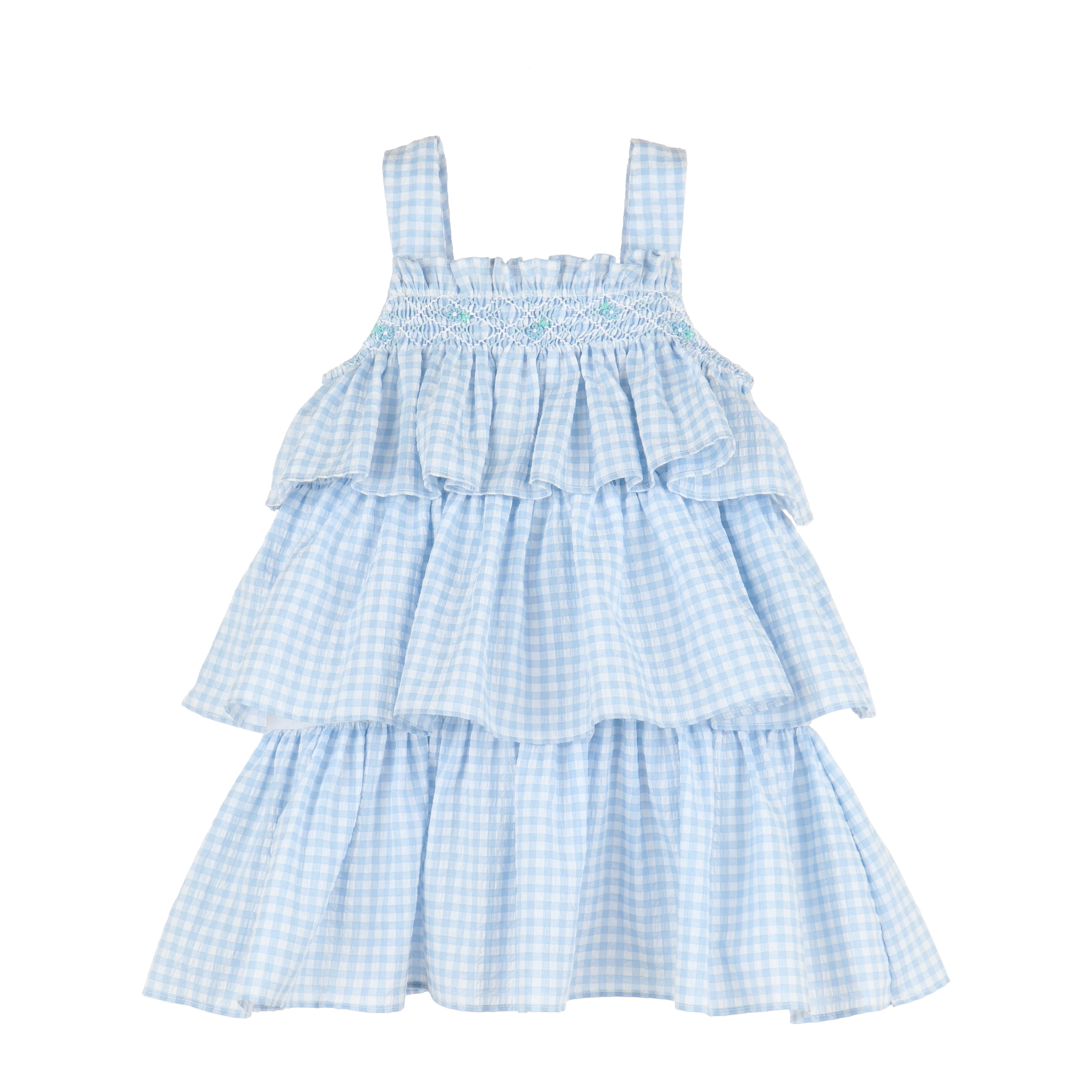 Beautiful Small Squares Baby Dress