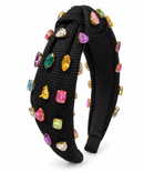 Black Jeweled Headband