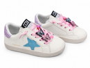 Blue & Pink Sneakers