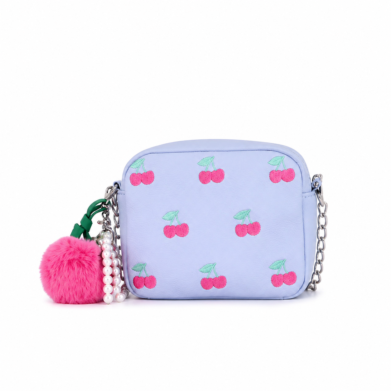 Cherry Rectangular Crossbody Bag