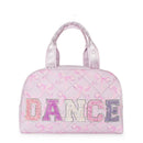 Dance Floral Bow Print Duffel Bag
