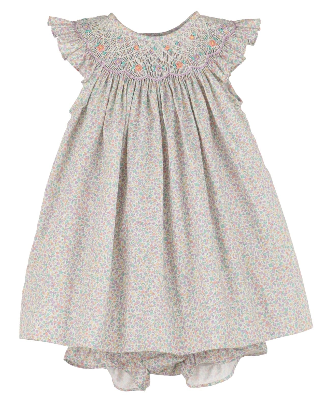 Floral Print Smock Bishop
