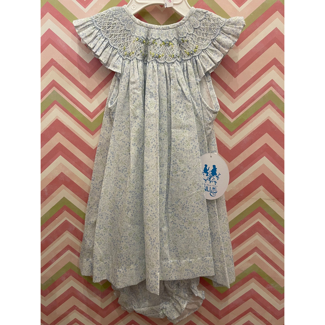 Soft Blue Fairy Garden Dress