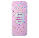 Pink Foil Stars Blanket