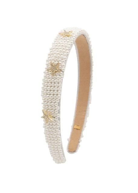 Full Pearl With Charms Headband - Stars
