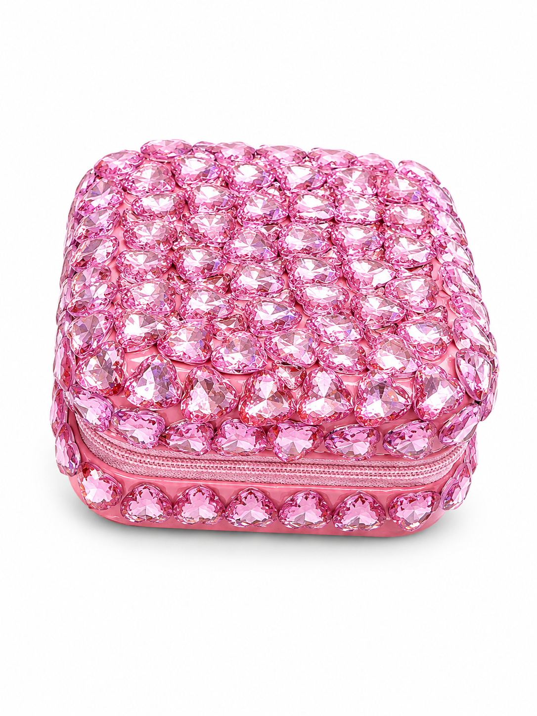 Pink Heart Jewelry Box