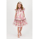 Pink Rosebud Tulle Baby Dress