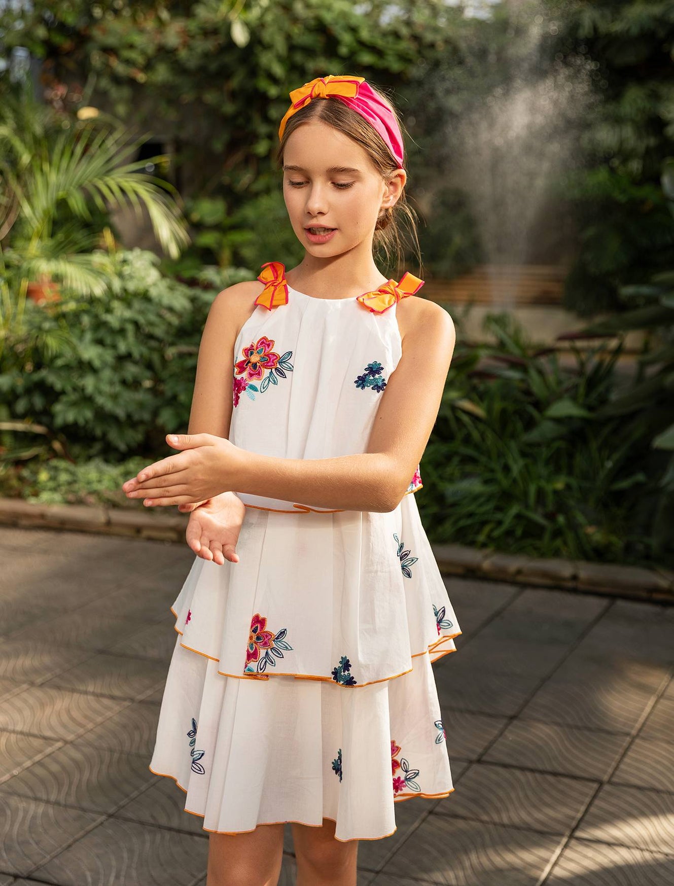 Cotton Layered Dress