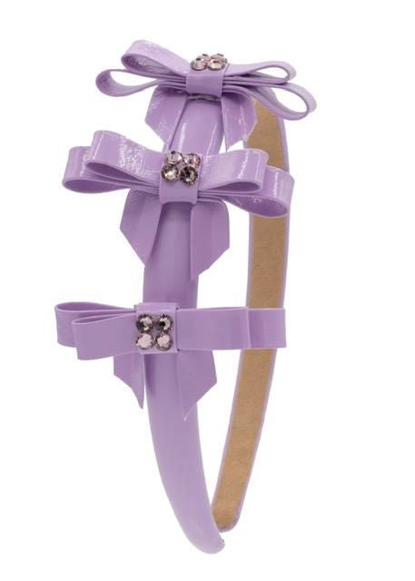 3 Bows Headband - Lavanda