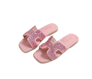 Beauty Pink Glittered Sandals