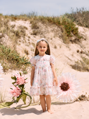 Peonies Print Dress