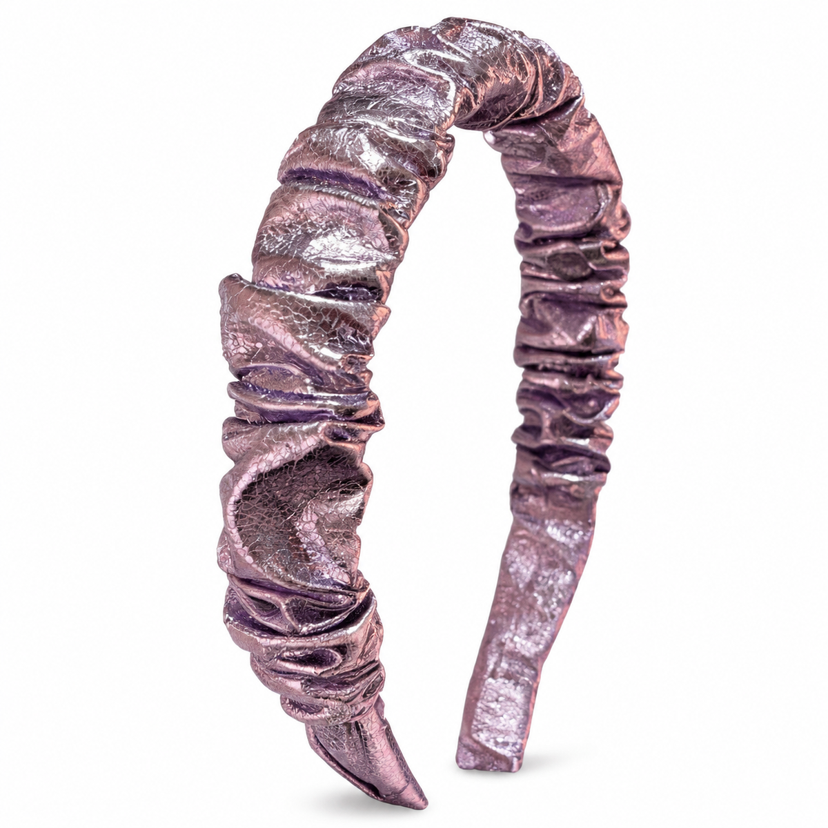 Crinkle Headband Brilliant Lavanda