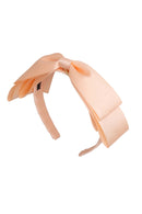 Heather Satin Headband - Petal Peach