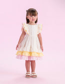 Pink & Yellow Dress