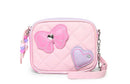 Bow Quilted Applique Crossbody