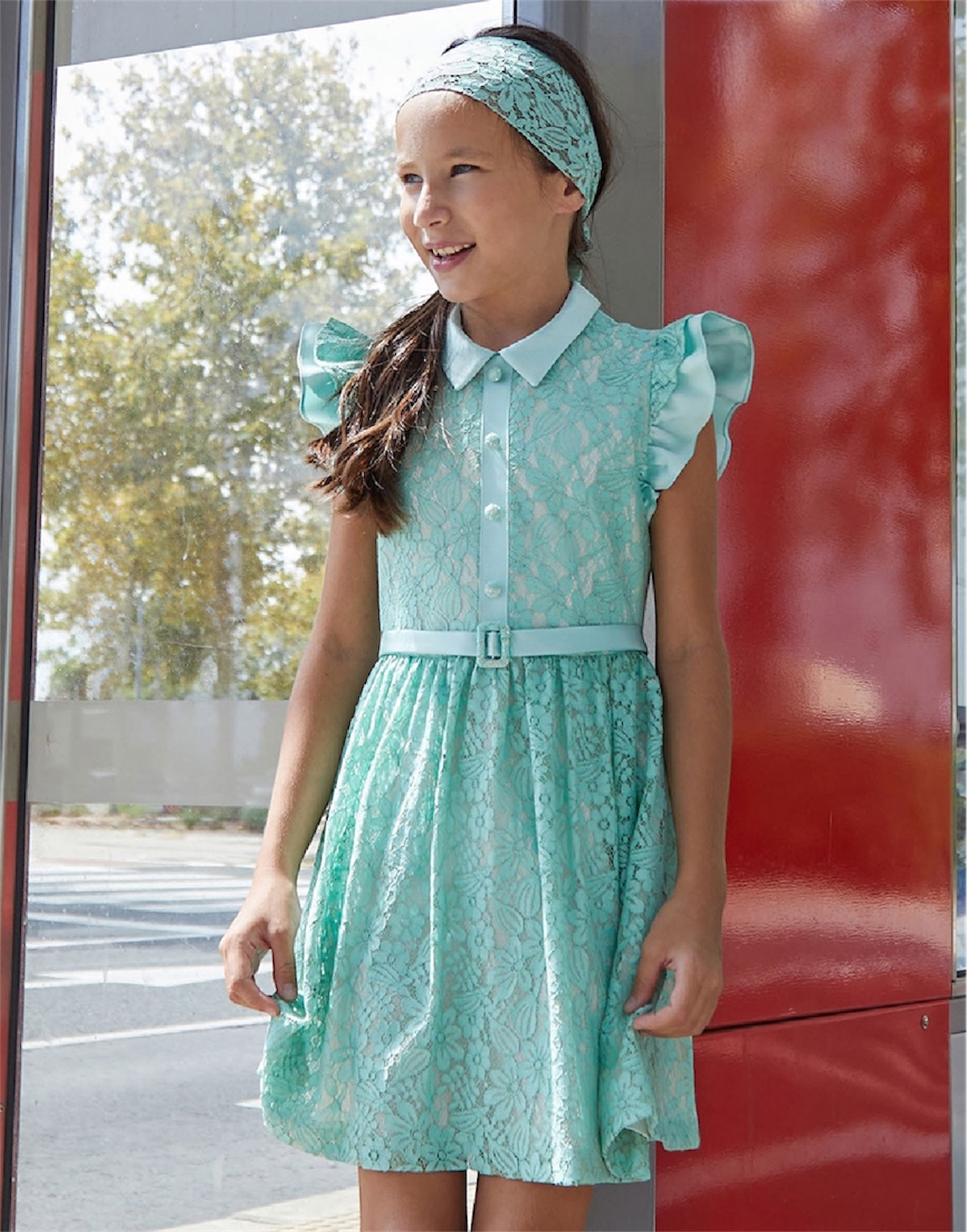 Aqua Elegant Dress